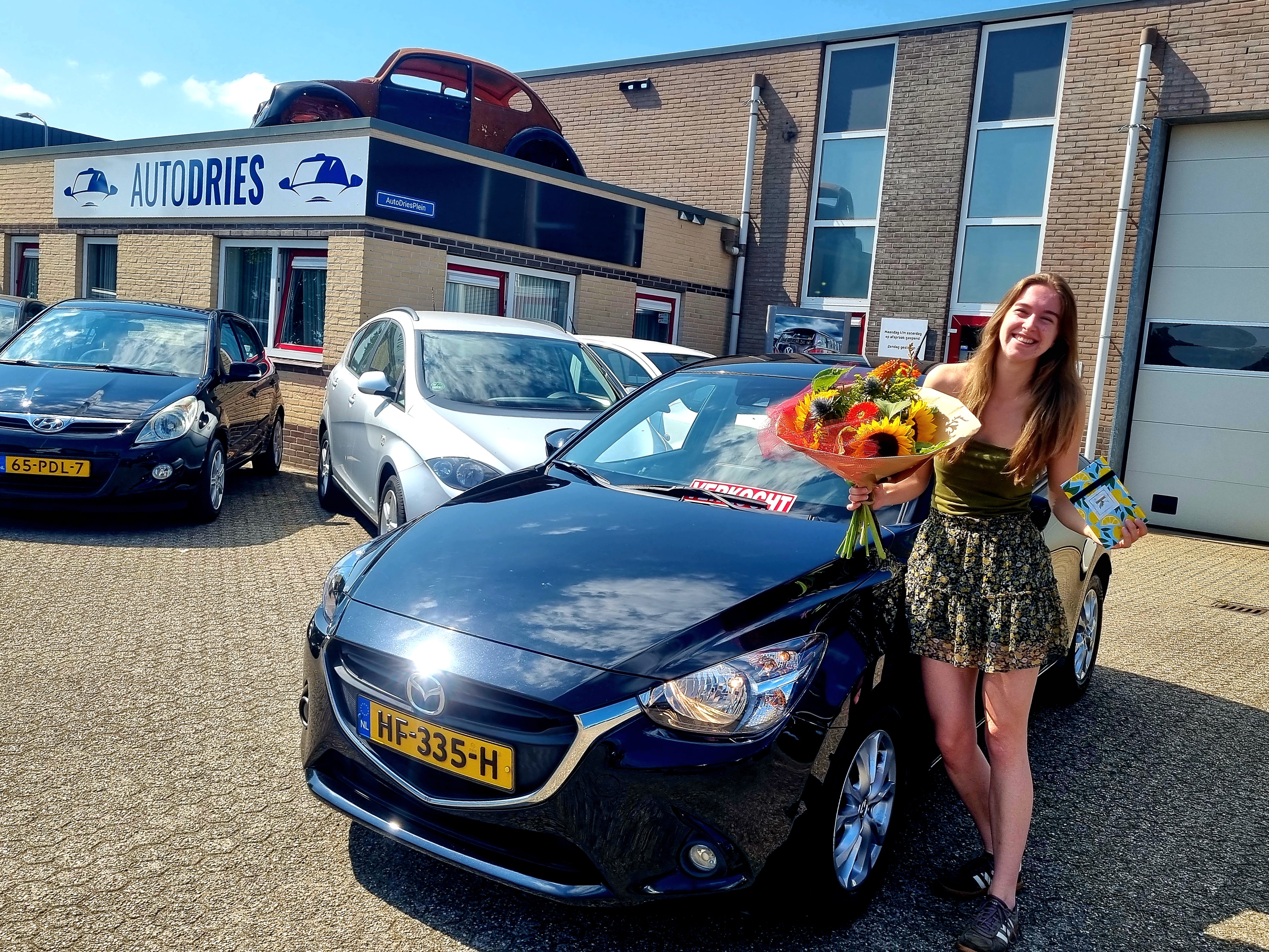 Blije klant bij Auto Dries Aalten