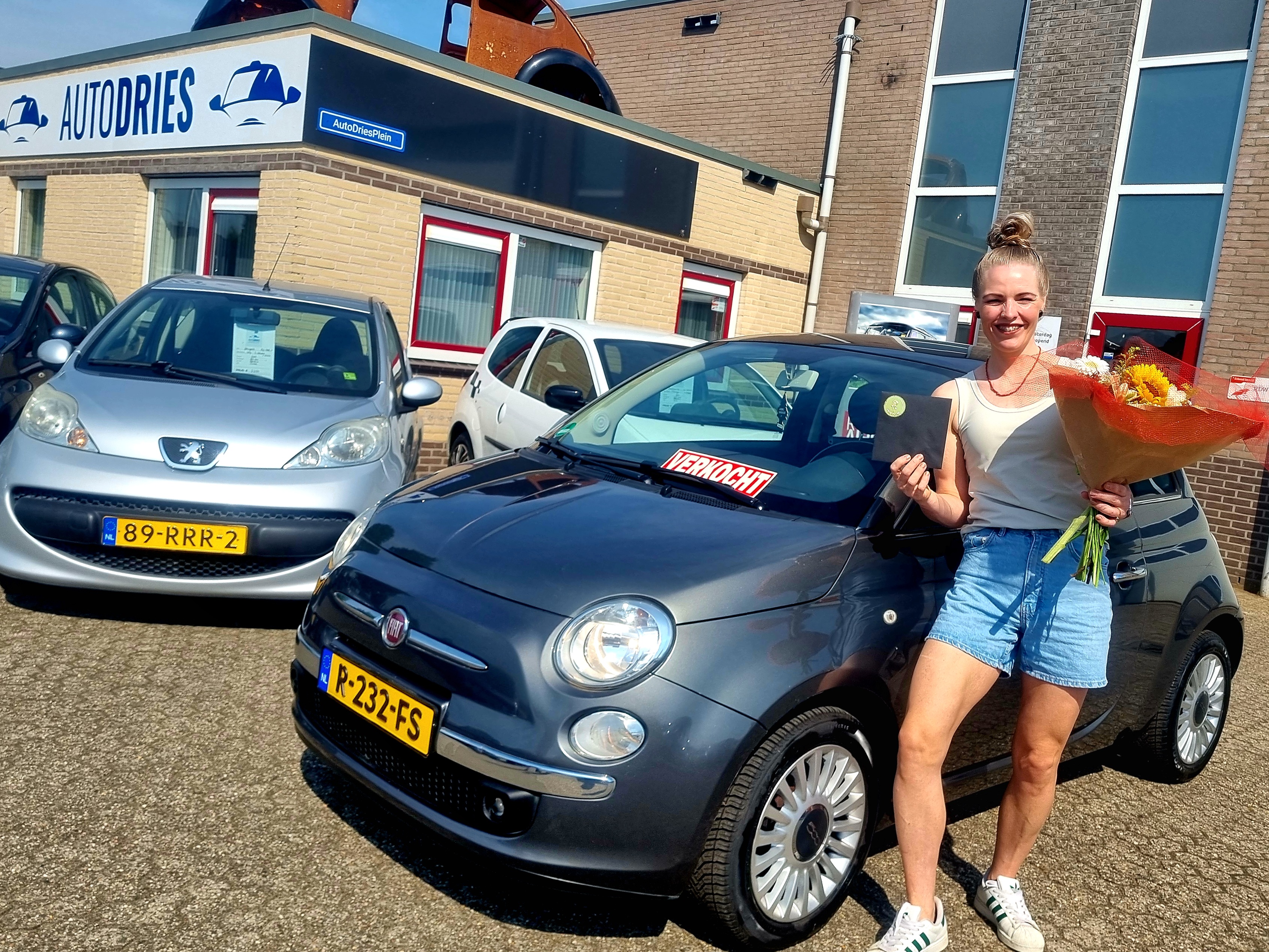 Blije klant bij Auto Dries Aalten