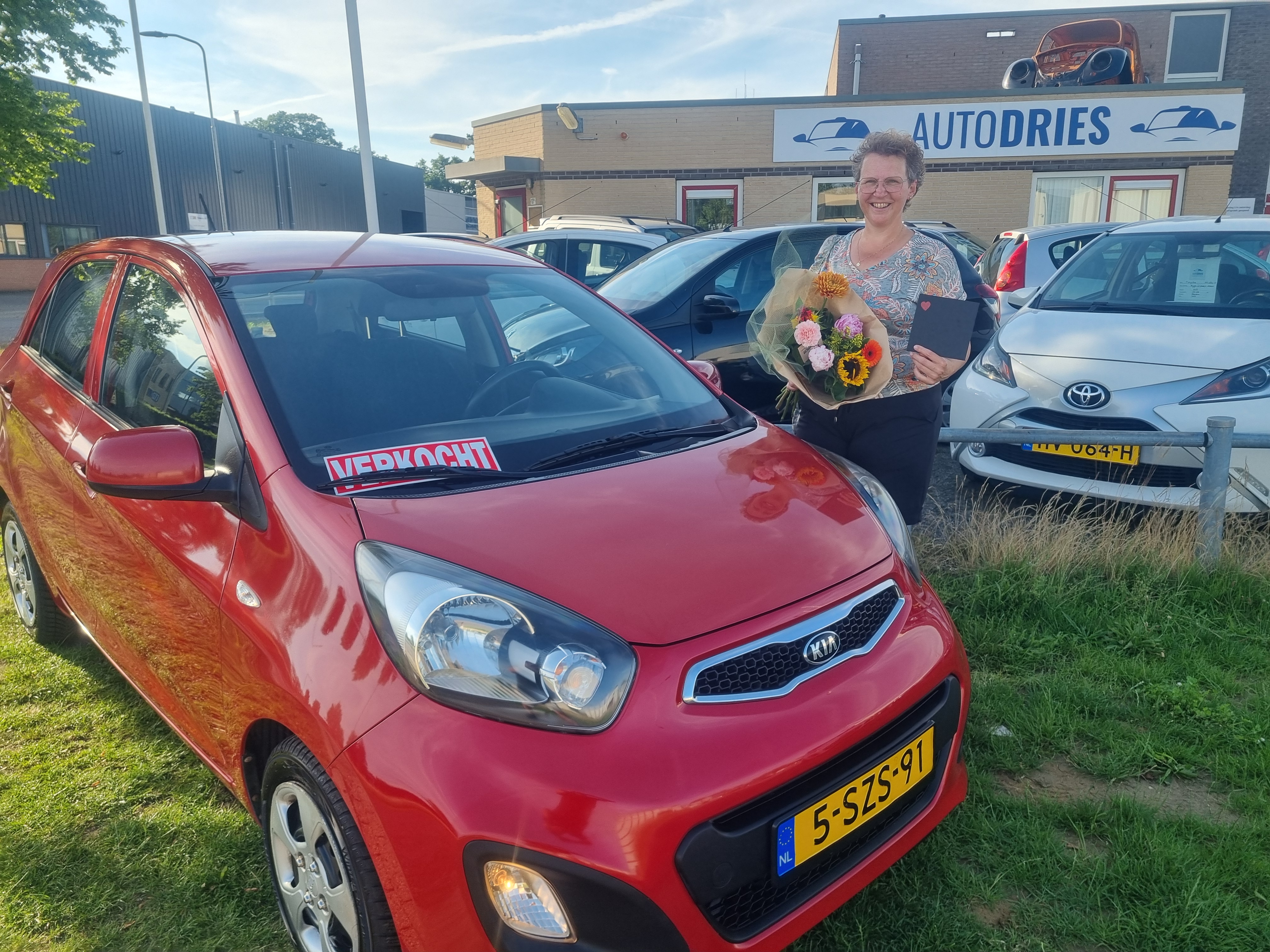 Blije klant bij Auto Dries Aalten