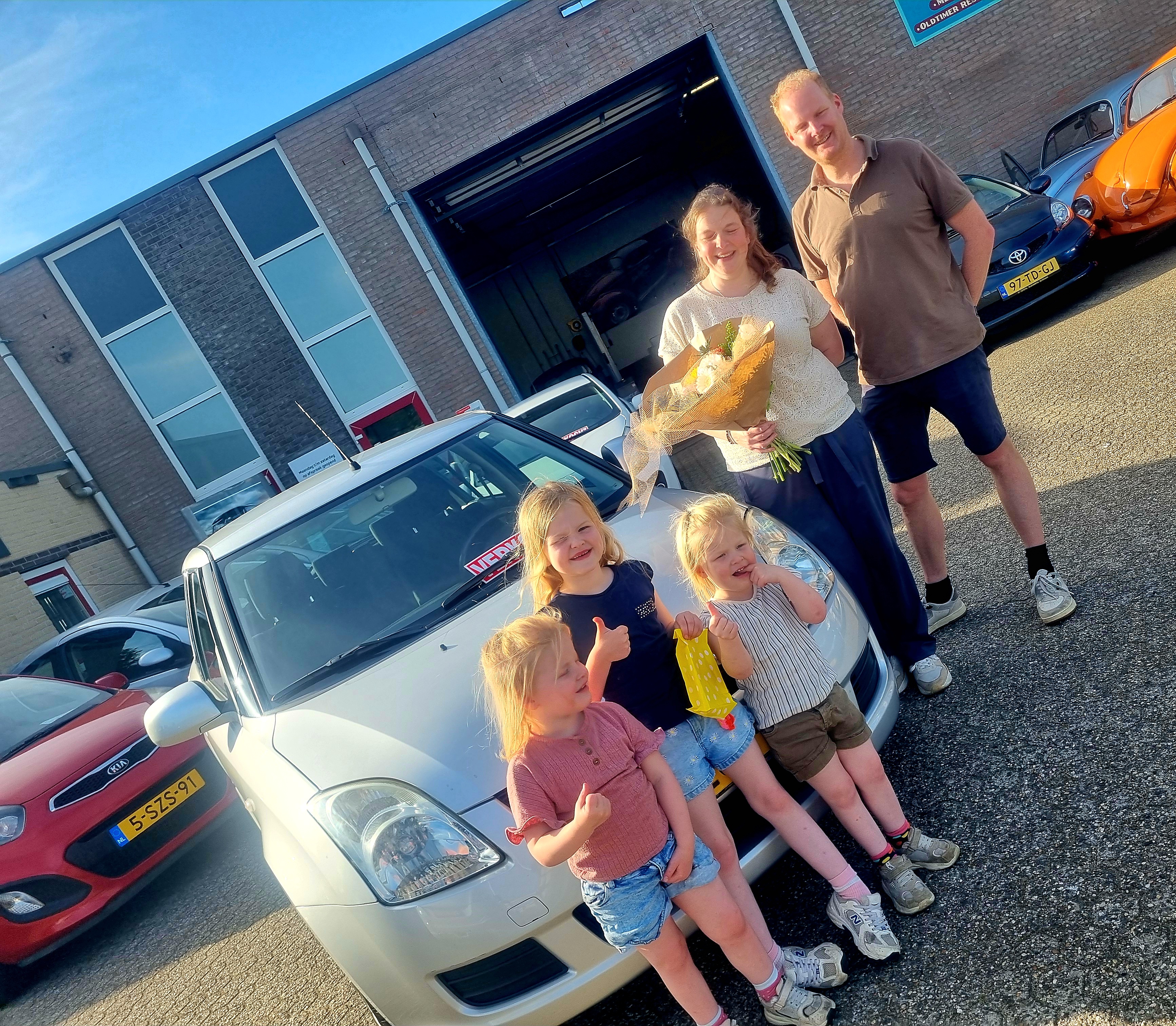 Blije klant bij Auto Dries Aalten