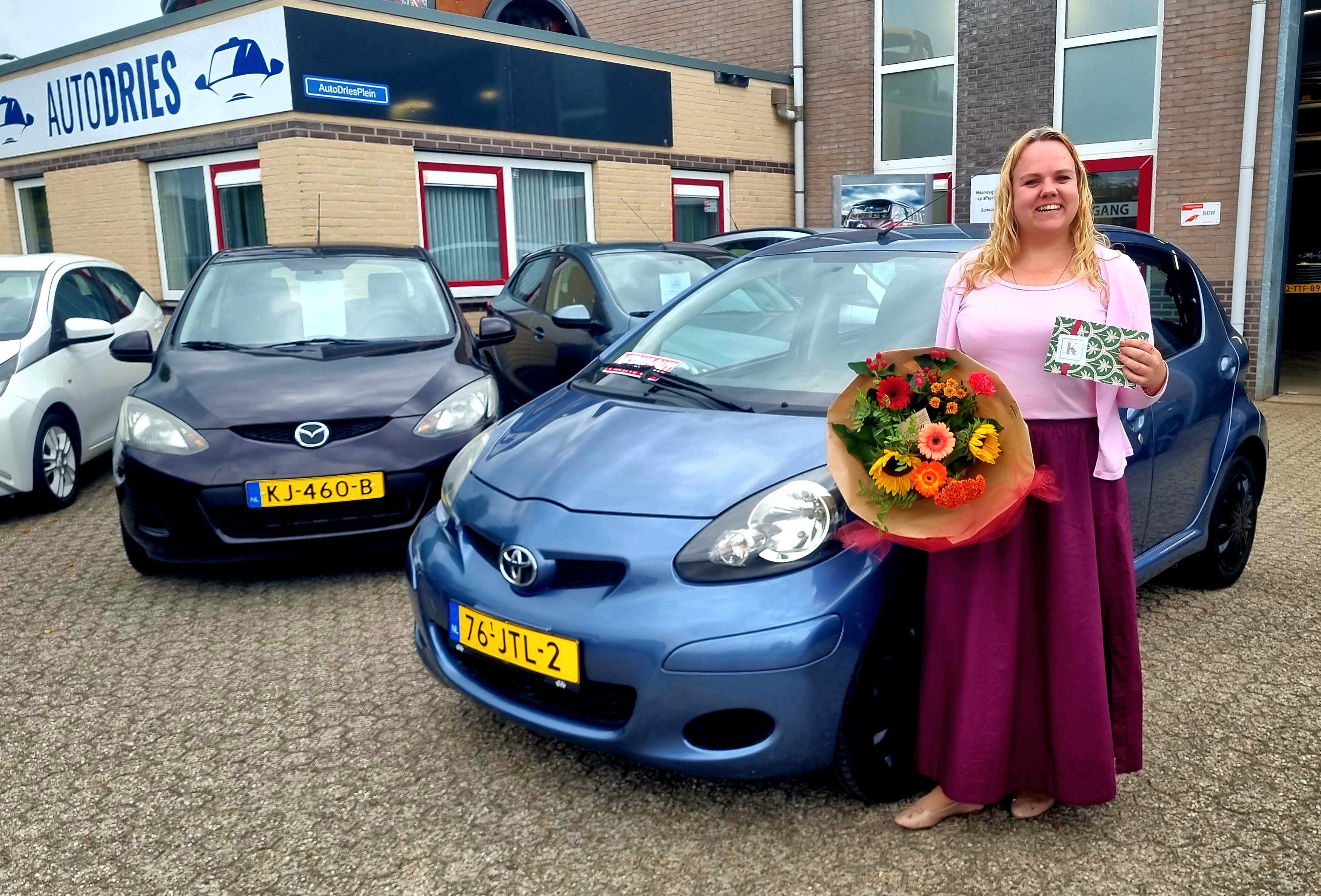Blije klant bij Auto Dries Aalten